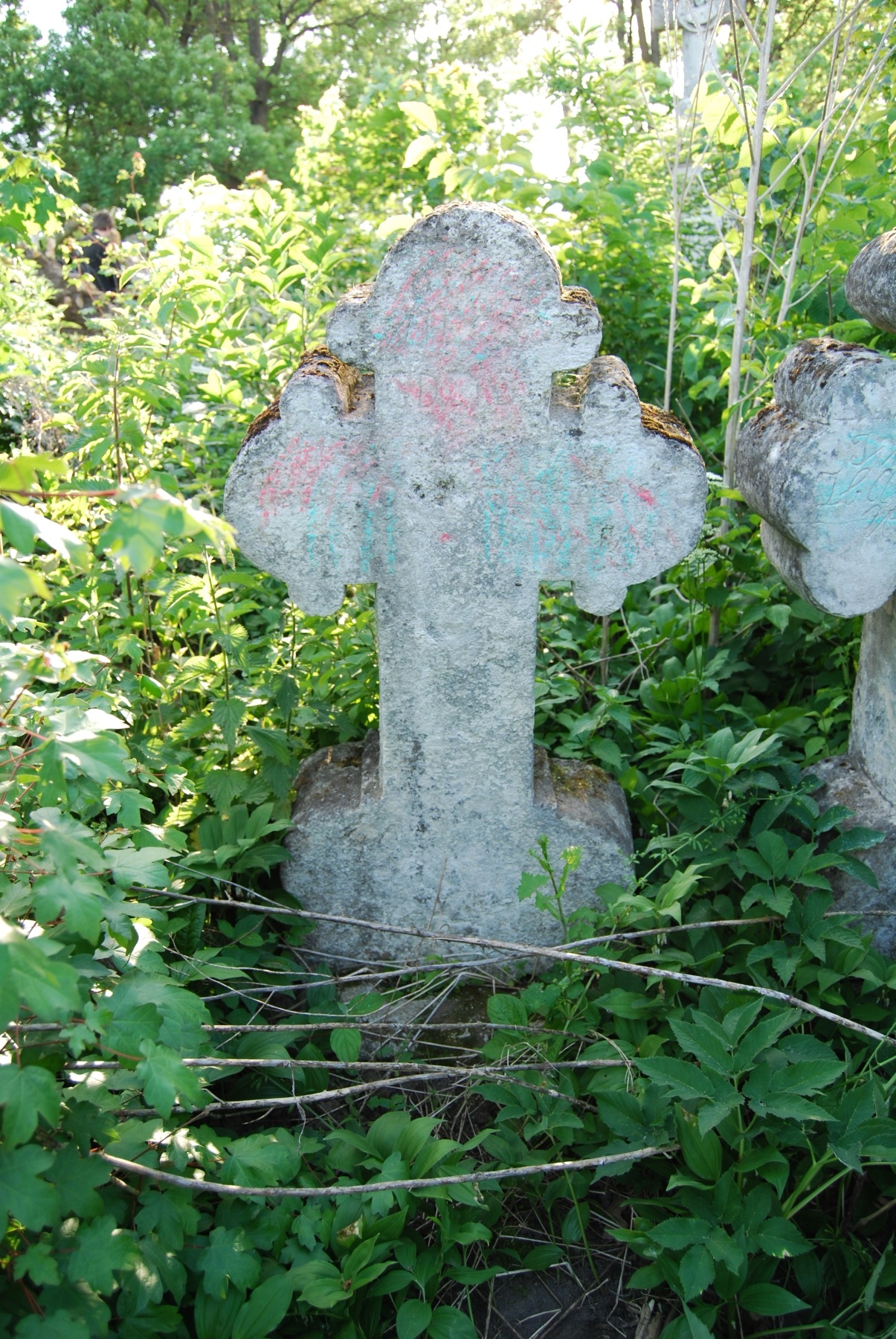 Tombstone of N.N., Zbarazh cemetery, state of 2018