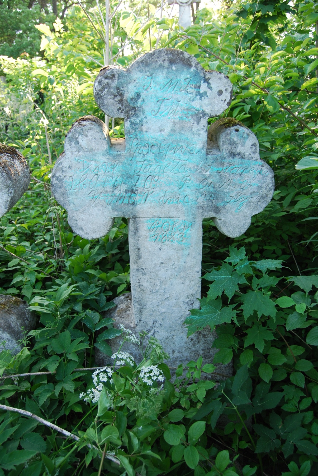Nagrobek Józefa Jageła, cmentarz w Zbarażu, stan z 2018