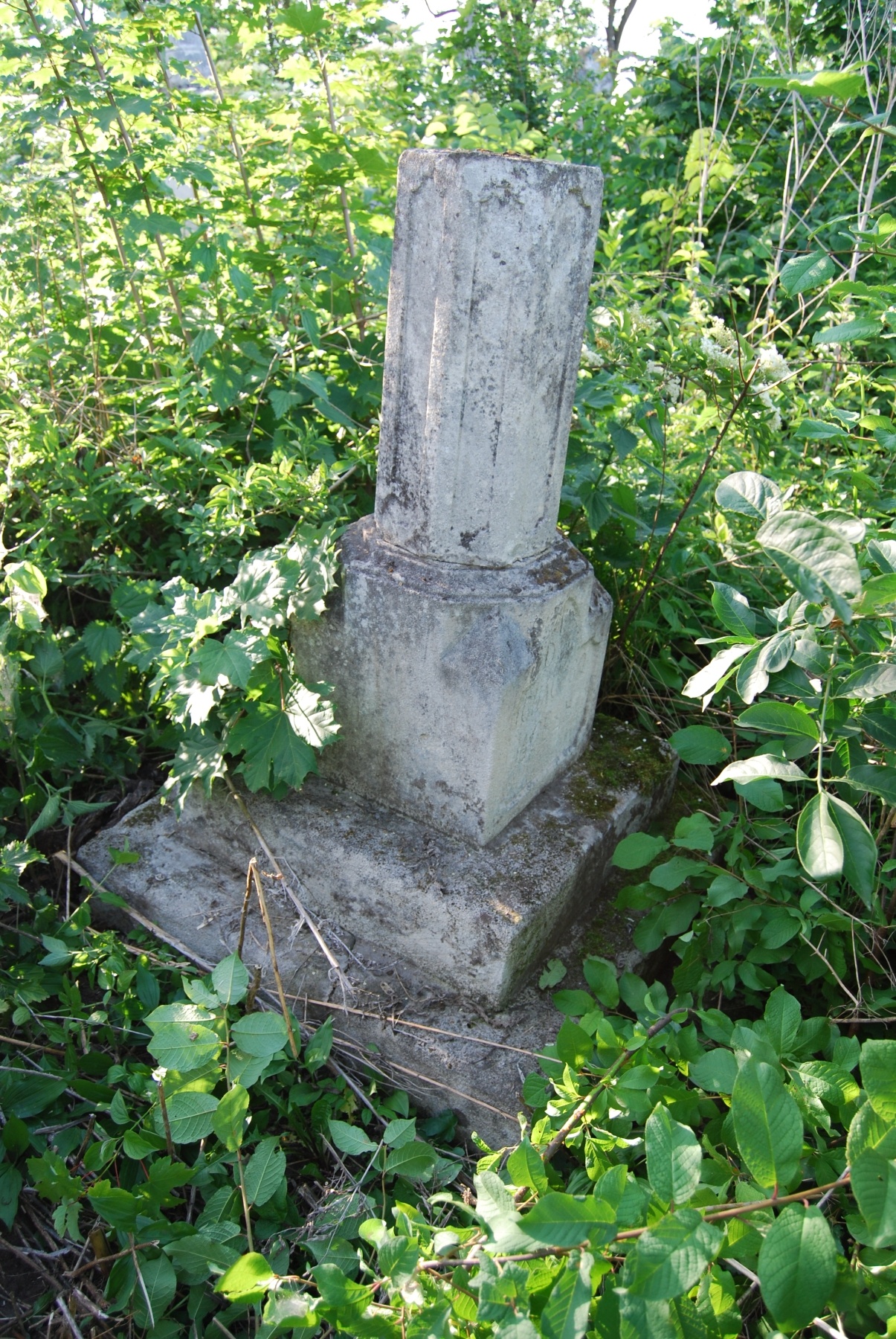 Tombstone of Ignacy Jageła, Zbarazh cemetery, as of 2018