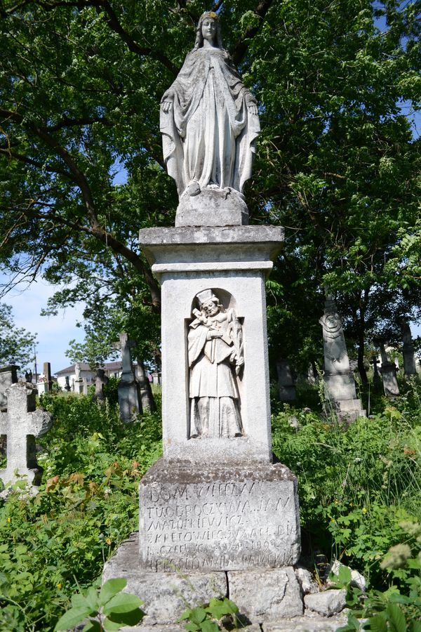 Tombstone of Jan Mazurkiewicz, zbaraska cemetery, state before 2018