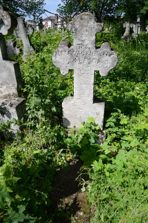 Gravestone of Maria Ornawka, zbaraska cemetery, state before 2018