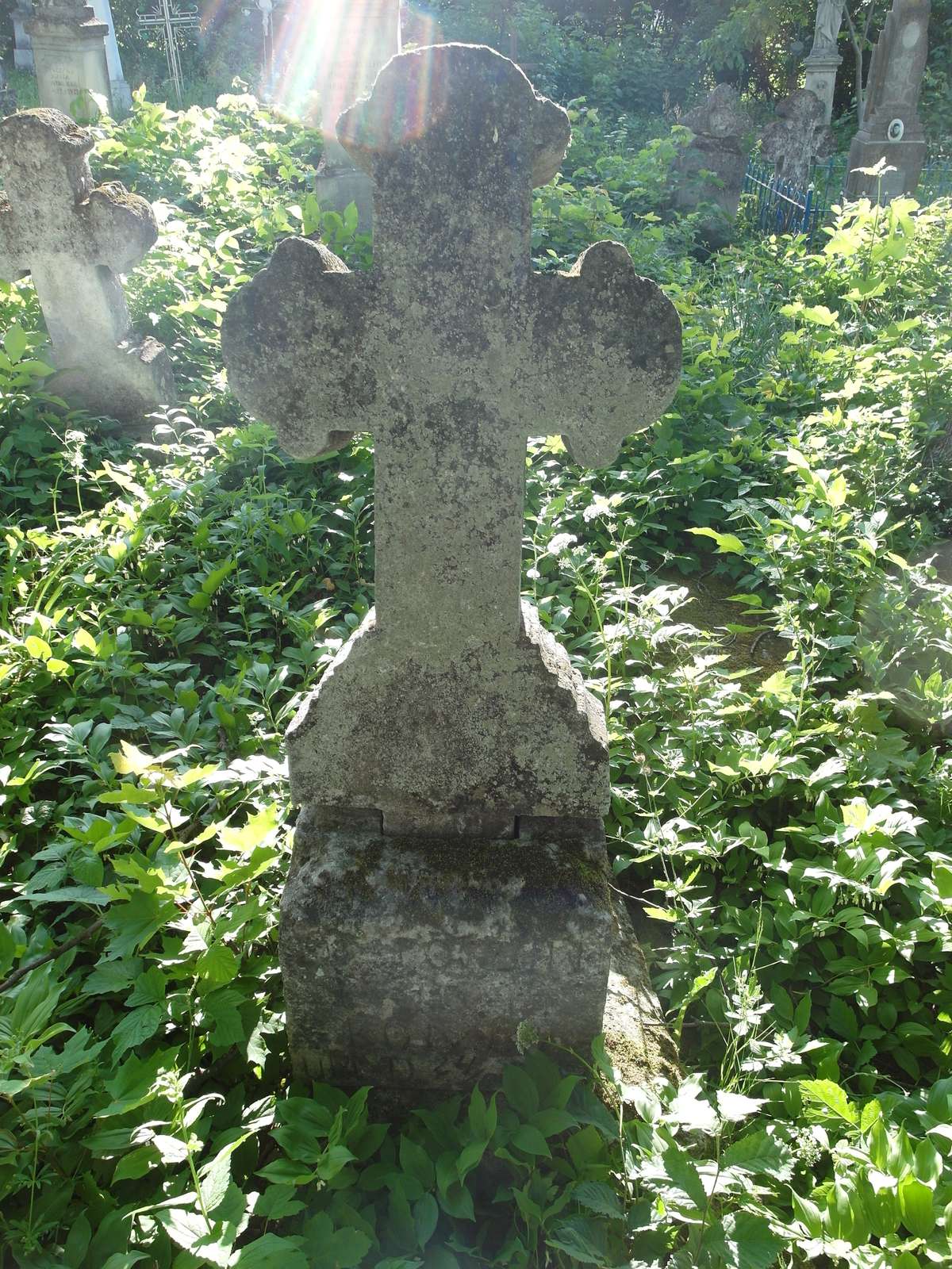 Nagrobek Józefa Konycza, cmentarz w Zbarażu, stan z 2018