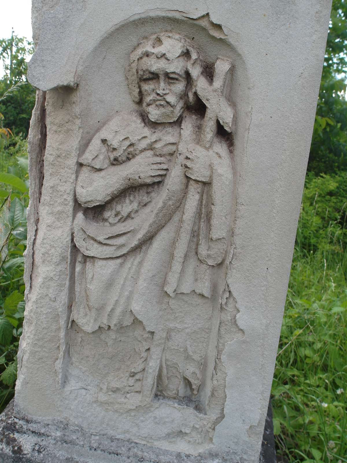 Nagrobek Nan Dziłj, cmentarz w Zbarażu, stan z 2018 r.