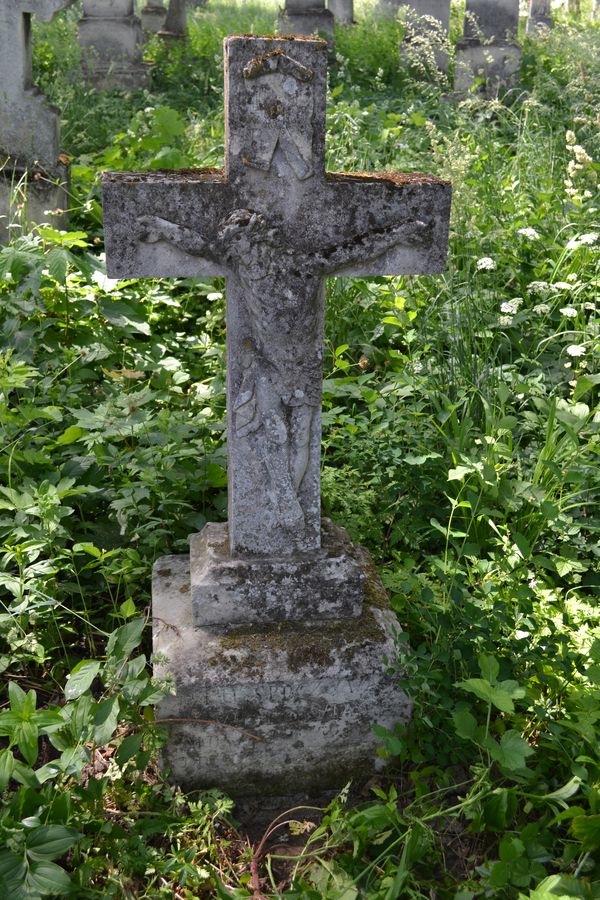 Tombstone of Wiktoria Nowakowska, zbaraska cemetery, state before 2018