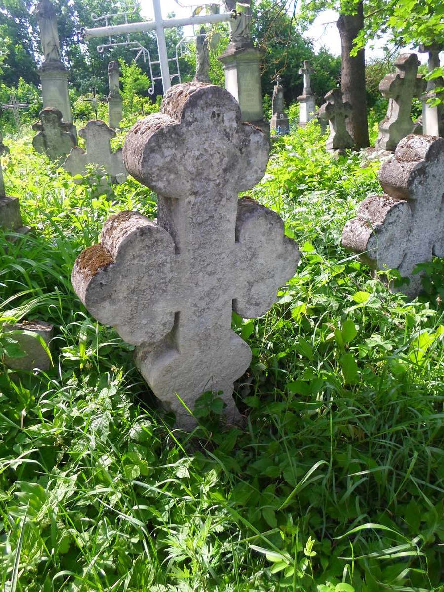 Tombstone of N.N., Zbarazh cemetery, state of 2018