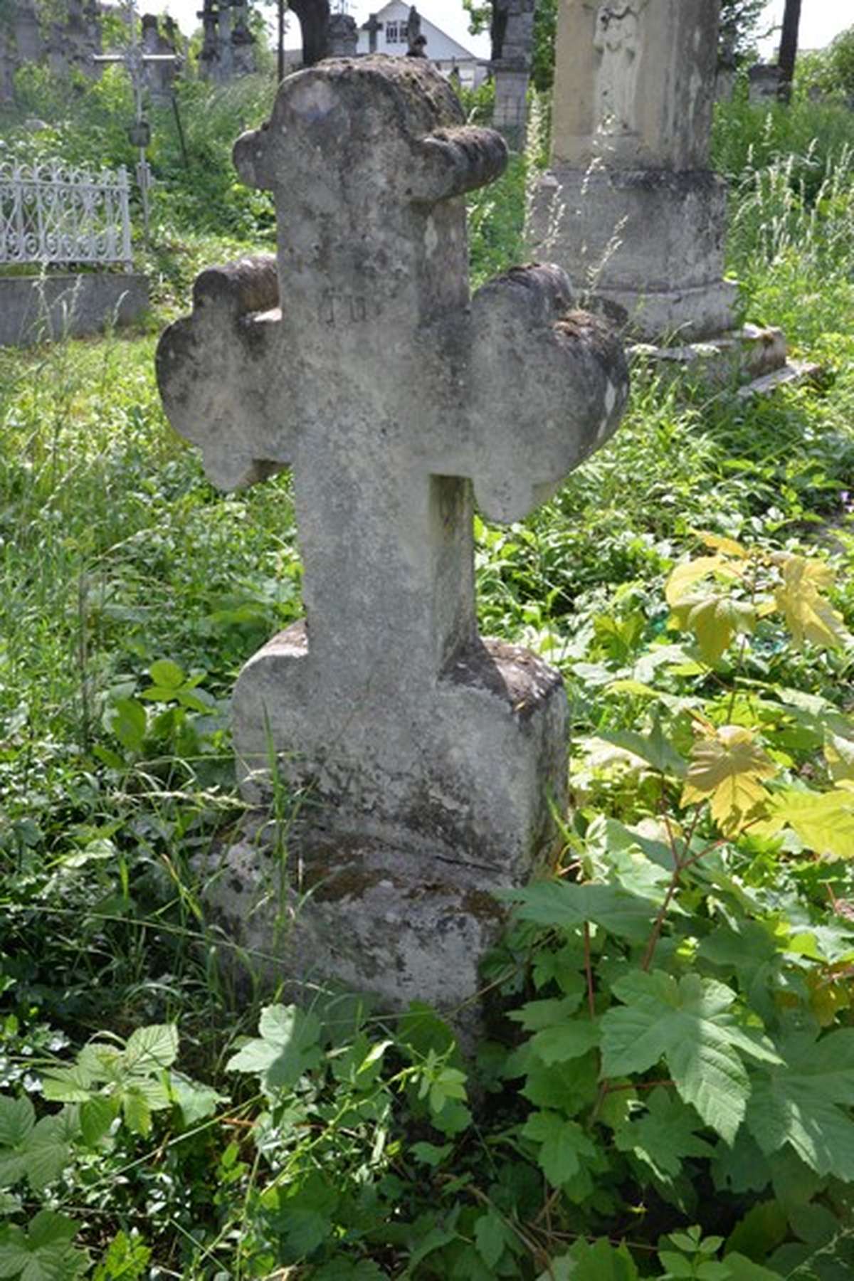 Tombstone of N.N., Zbarazh cemetery, state of 2018