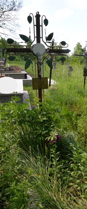 Tombstone of Franciszek Sliwinski, Zbarazh cemetery, as of 2018