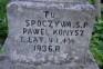 Fotografia przedstawiająca Tombstone of Pavel Konysz