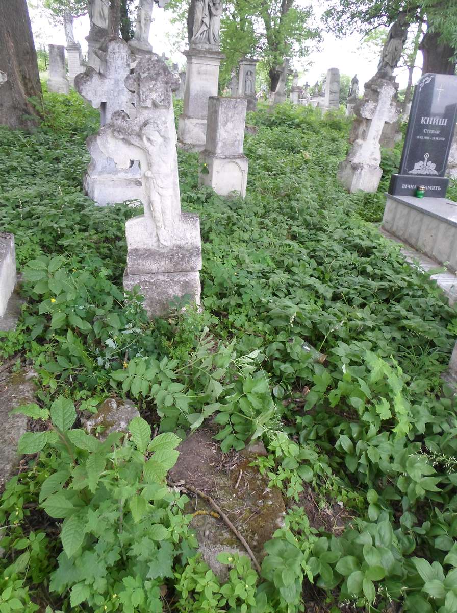 Tombstone of N.N., Zbarazh cemetery, state of 2018