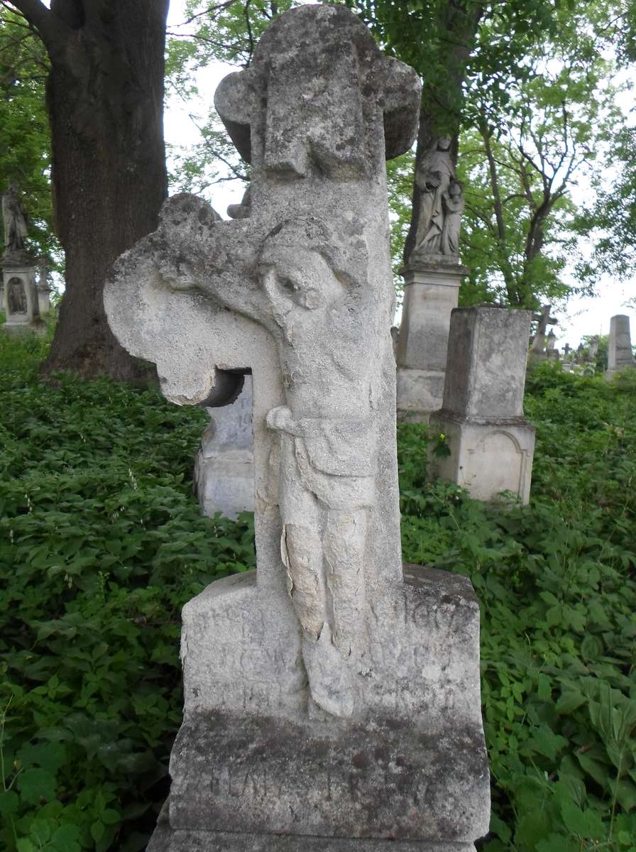 Tombstone of N.N., Zbarazh cemetery, state of 2018