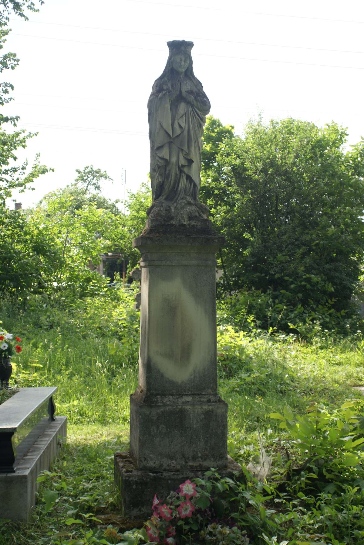 Tombstone of Jozef Solski, Zbarazh cemetery, state of 2018
