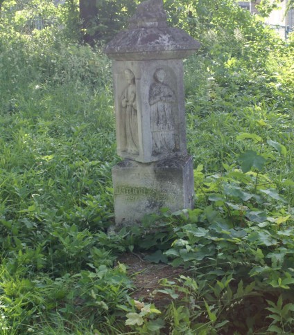 Nagrobek Bartłomieja Solskiego, cmentarz w Zbarażu, stan z 2018 roku