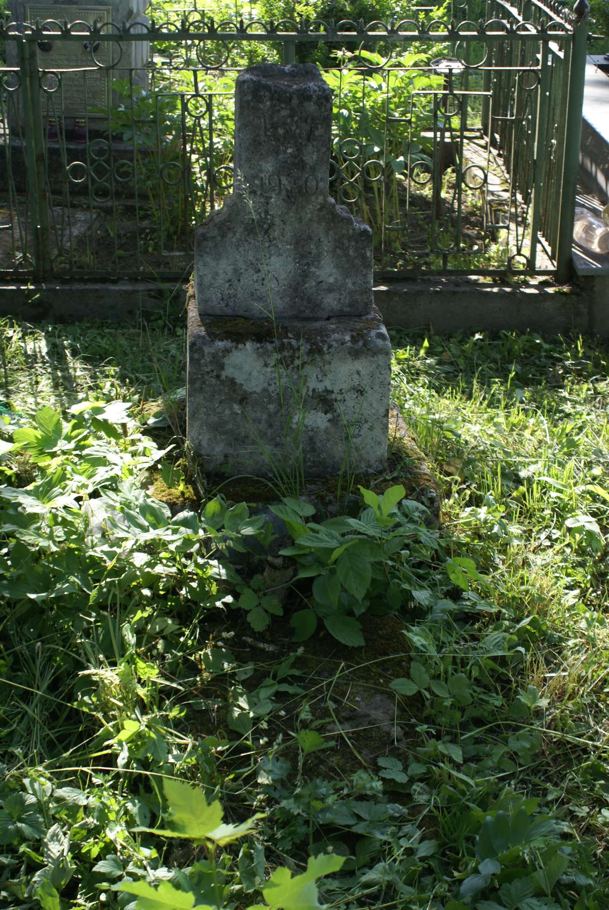 Tombstone of N.N., Zbarazh cemetery, state of 2018