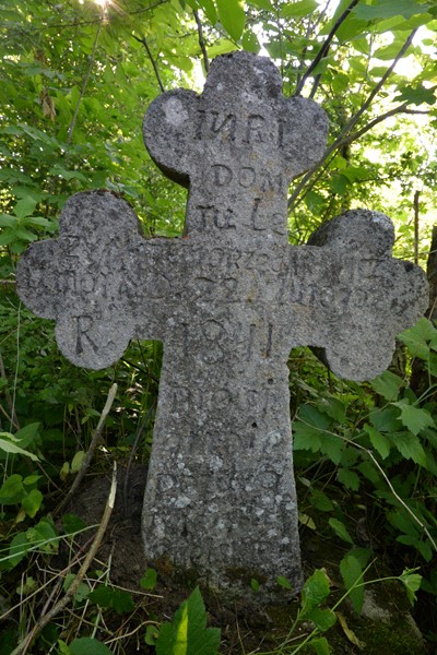 Tombstone of Gregory Tracz, Zbarazh cemetery, as of 2020.