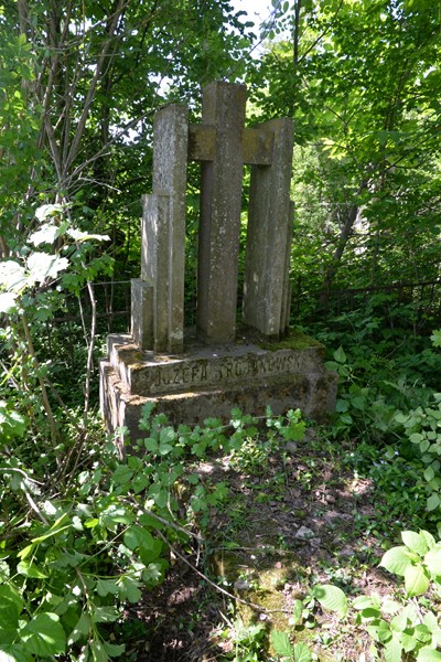 Tombstone of Józefa Trojanowska, Zbaraż cemetery, as of 2020.