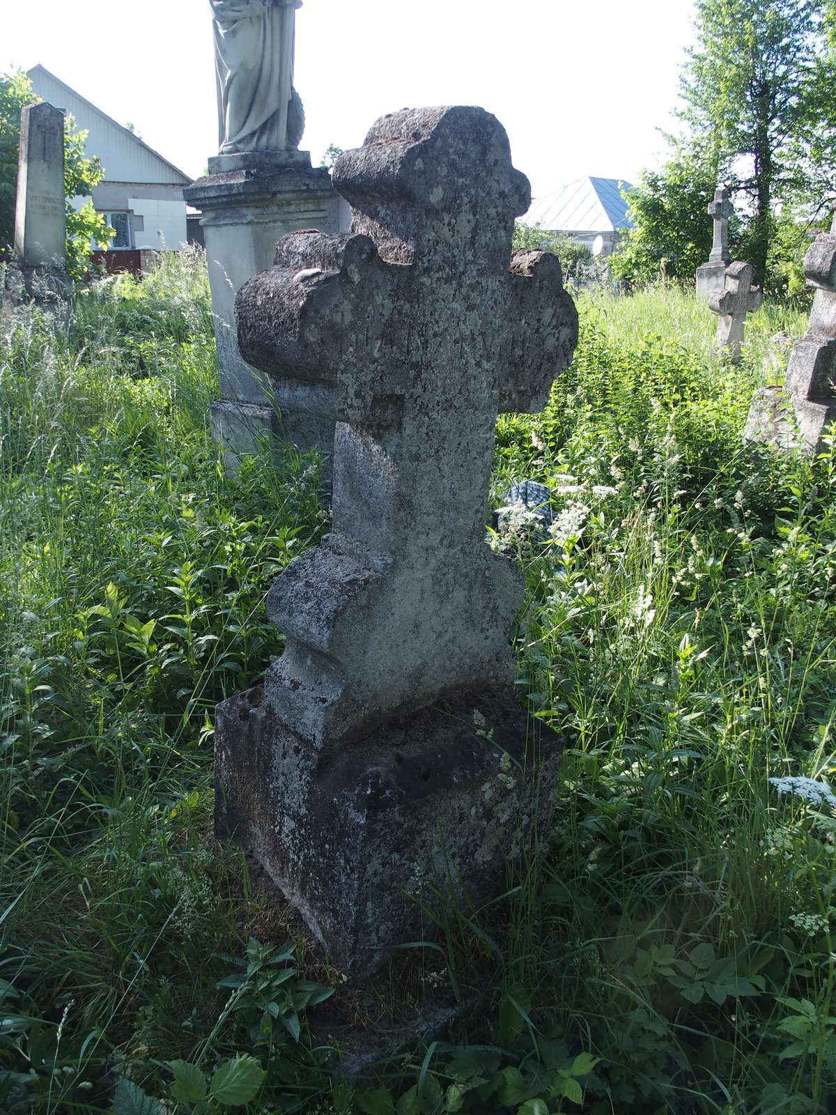 Nagrobek N.N. Chianarynieckiej, cmentarz zbaraski, stan przed 2018