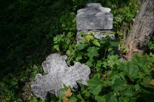 Nagrobek Marii Debowskiej, cmentarz zbaraski, stan przed 2018