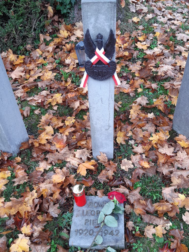 Graves of Polish soldiers of the 2nd Infantry Rifle Division in the municipal cemetery.