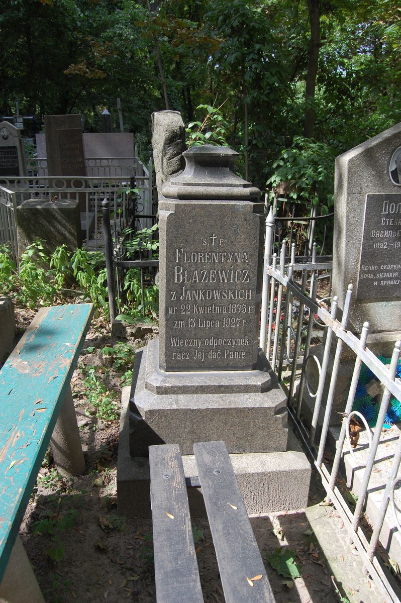 Tombstone of Florentyna Blazevich