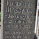 Fotografia przedstawiająca Tombstone of Florentyna Blazevich
