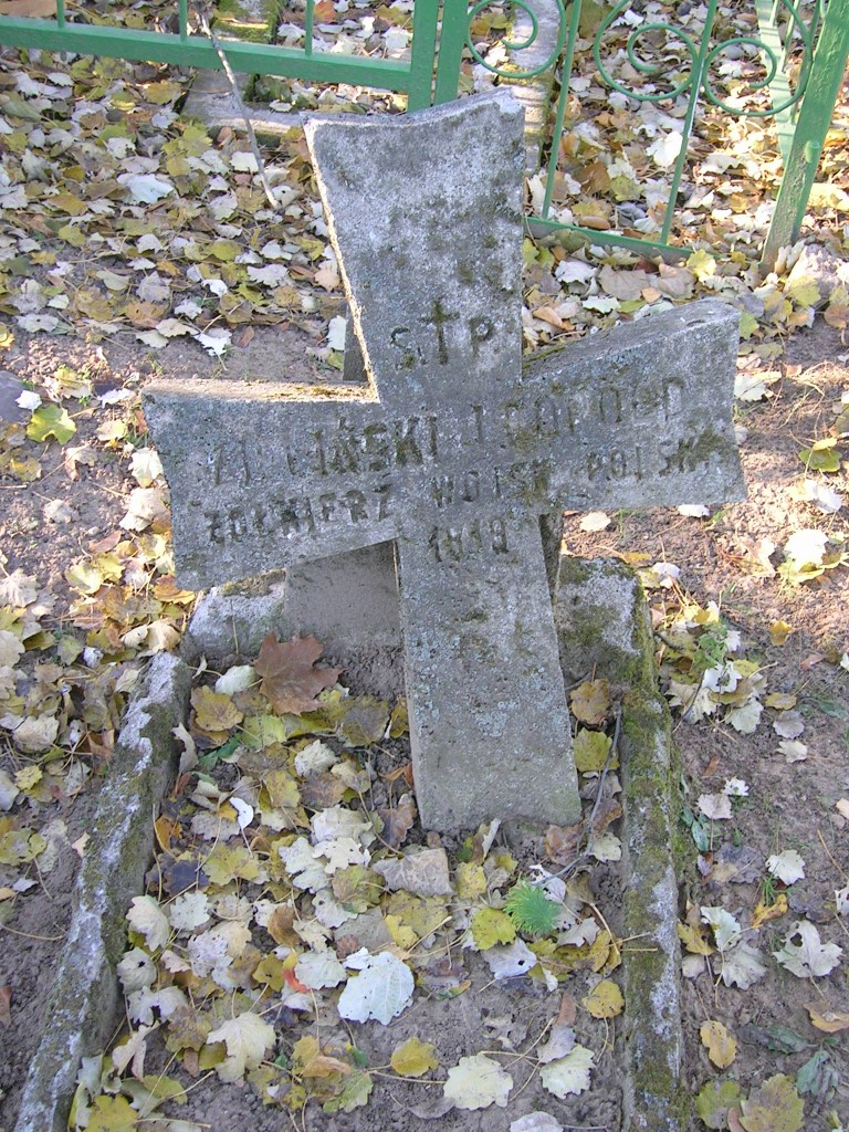 Leopold Zieliński, Kwatera wojenna z walk 1920 r.