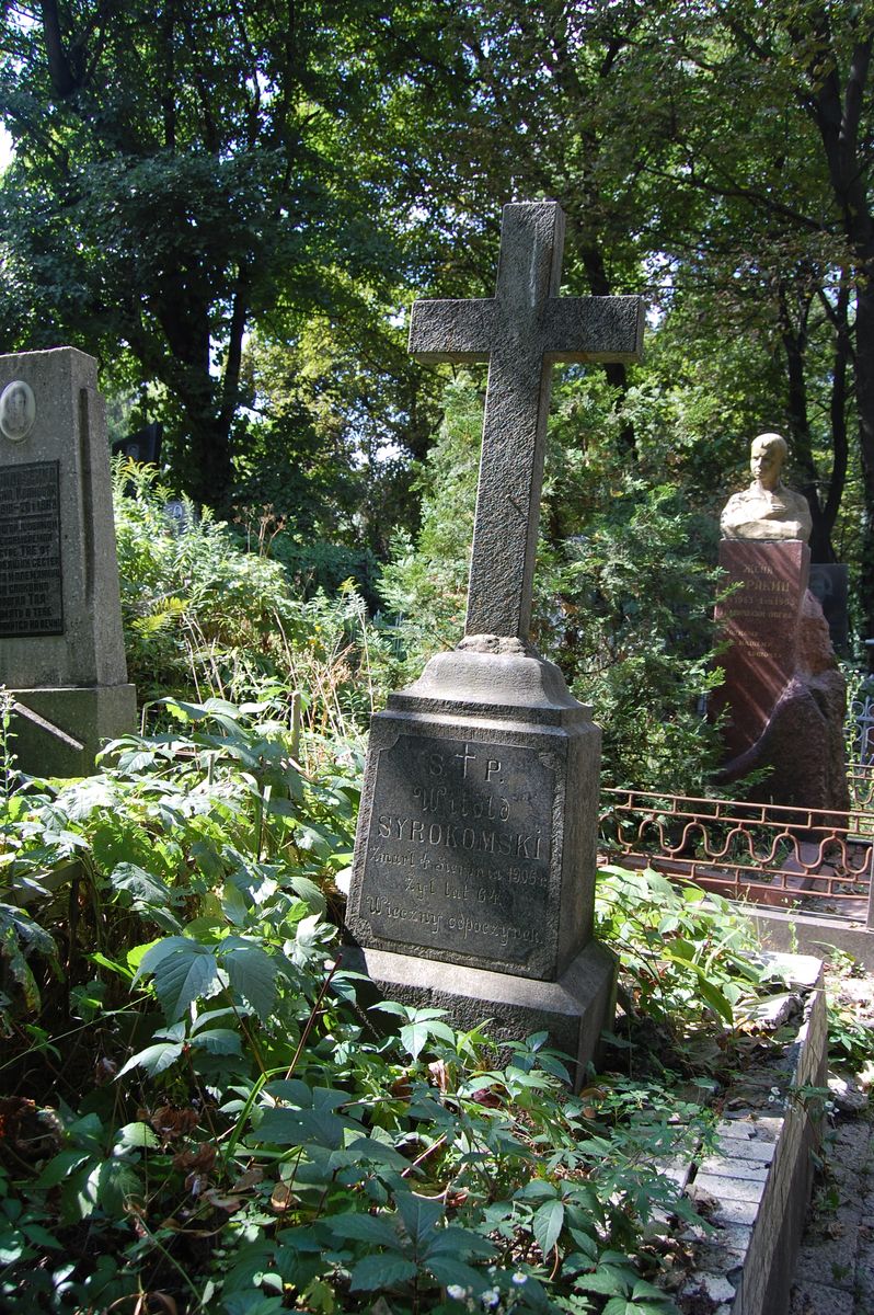 Tombstone of Witold Syrokomski