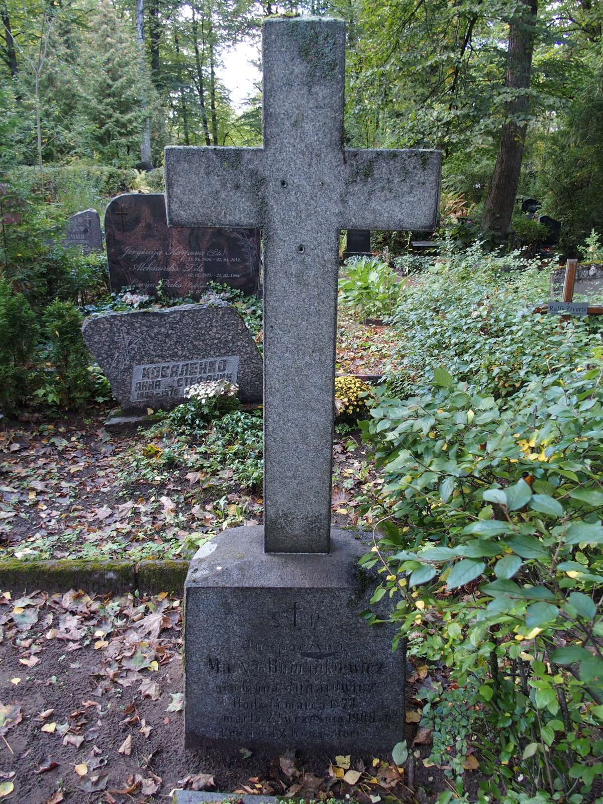 Tombstone of Maria Romankiewicz