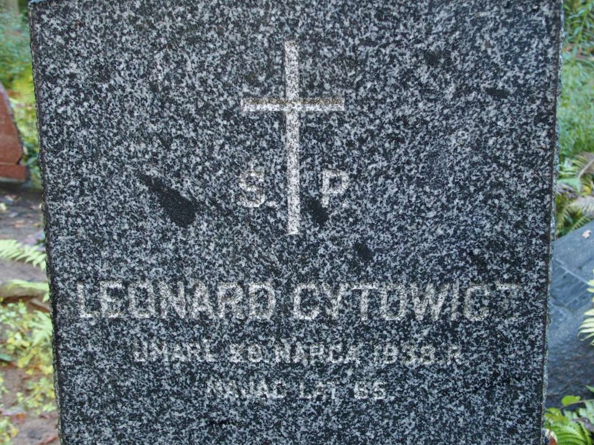 Tombstone of Leonard Cytowicz