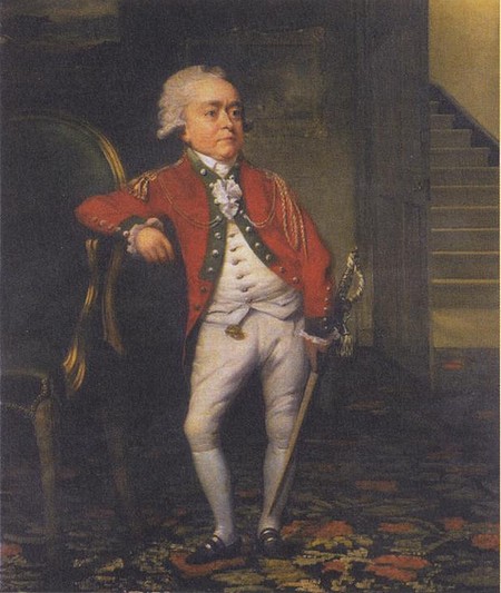 A painting depicting Joseph Boruwlaski by Philip Reinagle made in 1782.