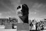 Fotografia przedstawiająca Sculptures by Igor Mitoraj in Pompeii