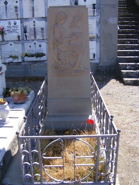 Tomb of Stanislaw Brzozowski in Trespiano cemetery