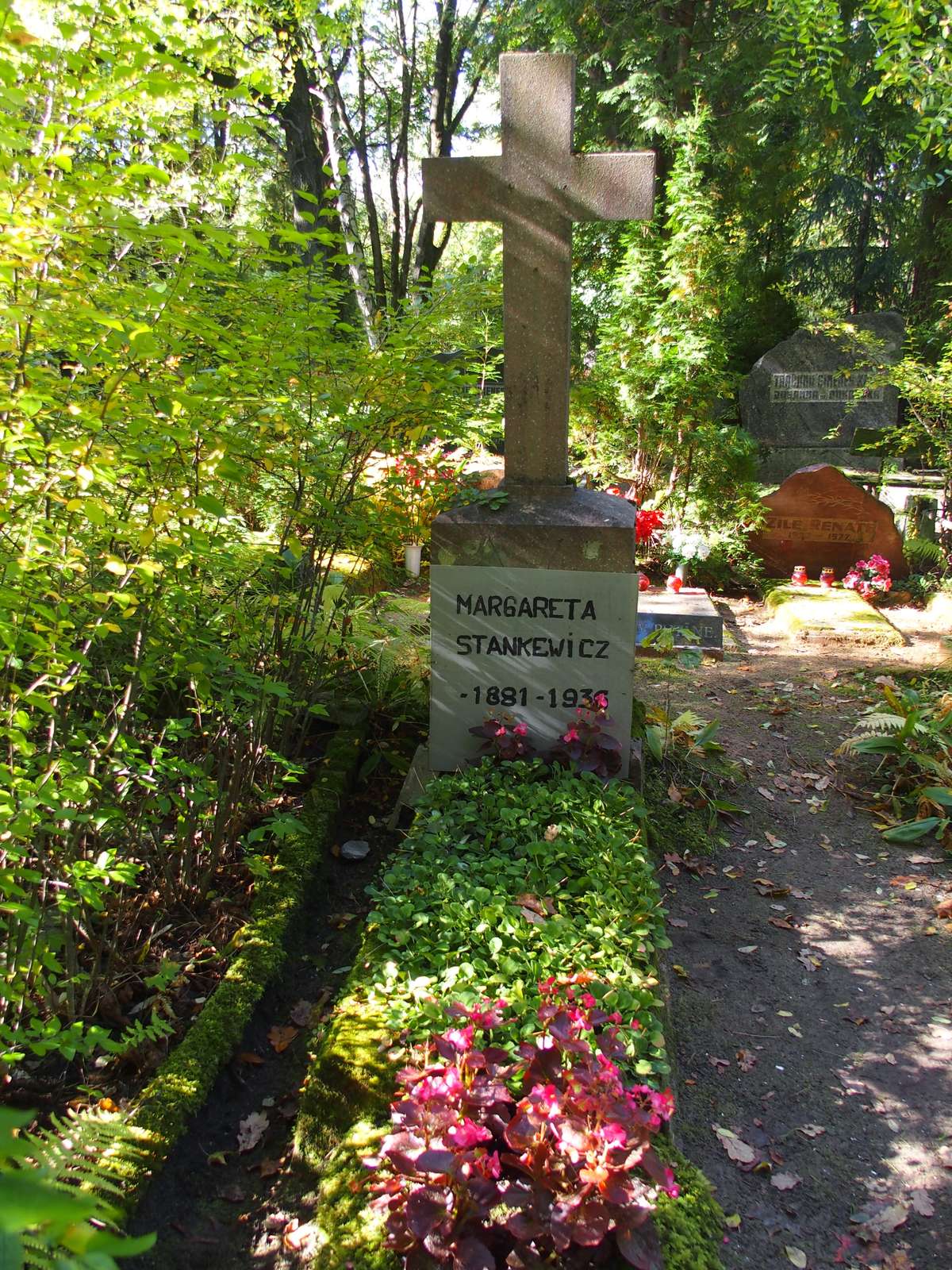 Tombstone of Małgorzata Stankiewicz-Pasowicz