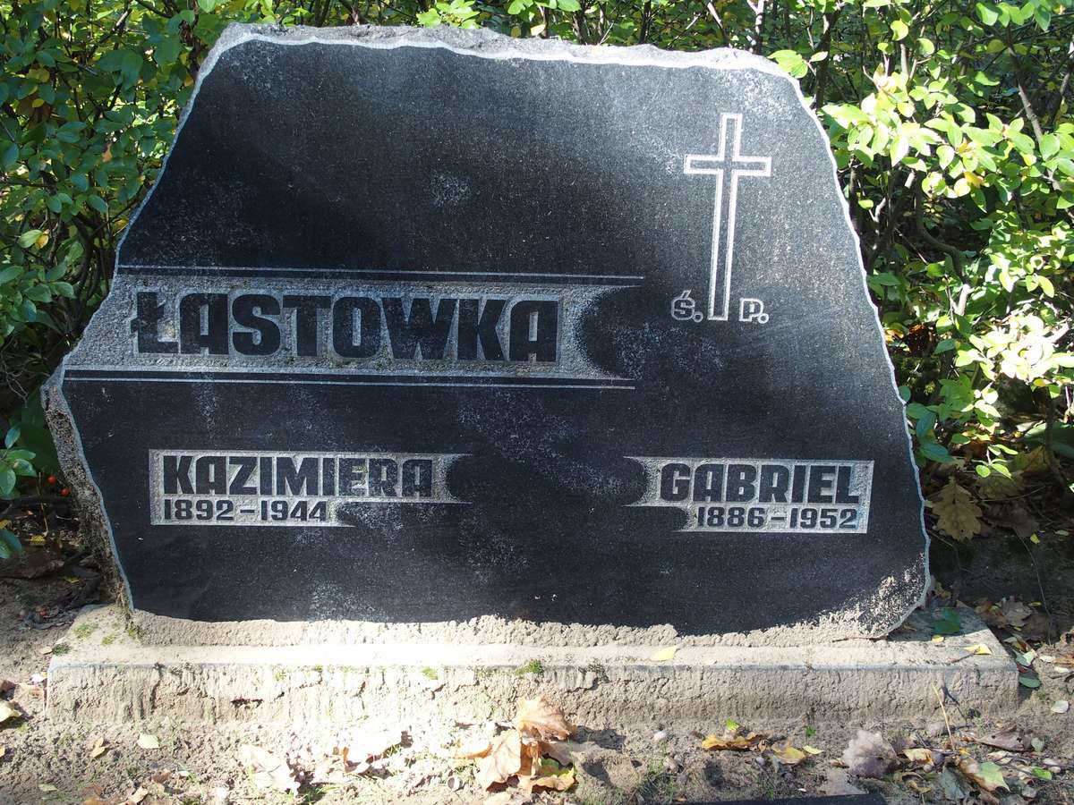 Nagrobek Pēterisa Lastovskisa, Gabriela Łastowka i Kazimiery Łastowki