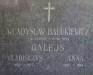 Fotografia przedstawiająca Tombstone of Vladislav Balukievich, Anna Galejs and Vlasislavs Galejs