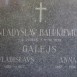 Photo montrant Tombstone of Vladislav Balukievich, Anna Galejs and Vlasislavs Galejs