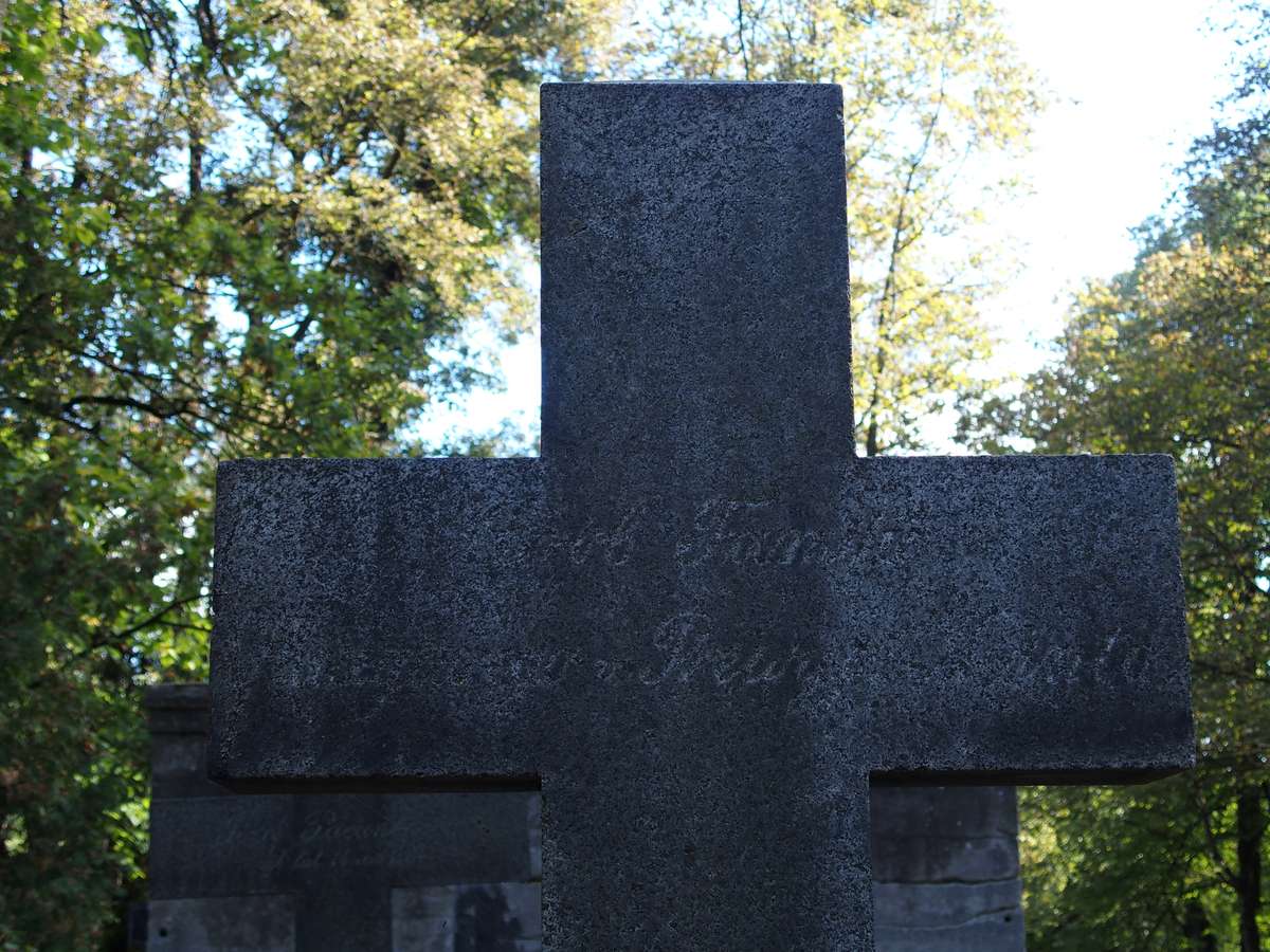 Tombstone of the family of Anzgary v. Prewygz Kwinto in St Michael's cemetery in Riga