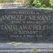 Photo montrant Tombstone of Stanisława Holewka and Andrzej Sierant