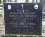 Fotografia przedstawiająca Tombstone of Anna Jurkiewicz and Antoni Jurkiewicz