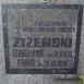 Fotografia przedstawiająca Tombstone of Stanisława Żyżemska, Franc Żyżemski and Wincenty Żyżemski