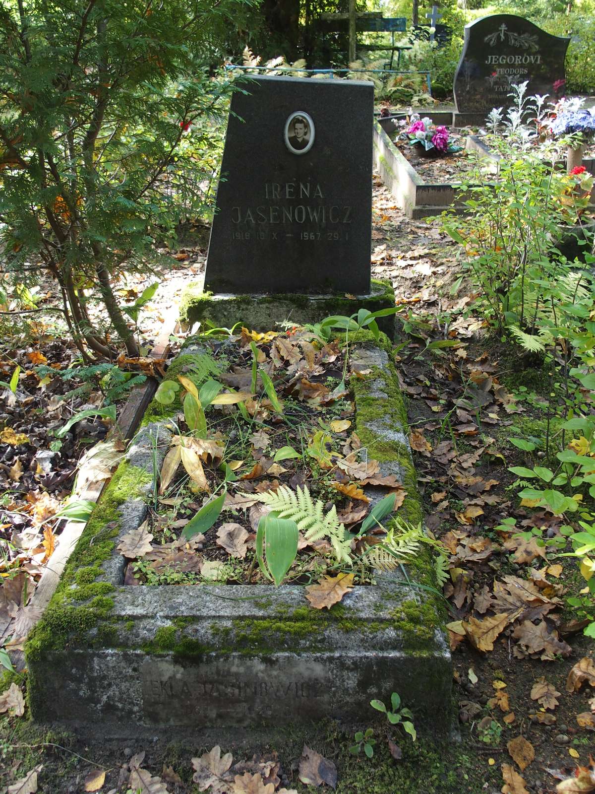 Tombstone of Irena Jasenowicz and Tekla Jasinowicz