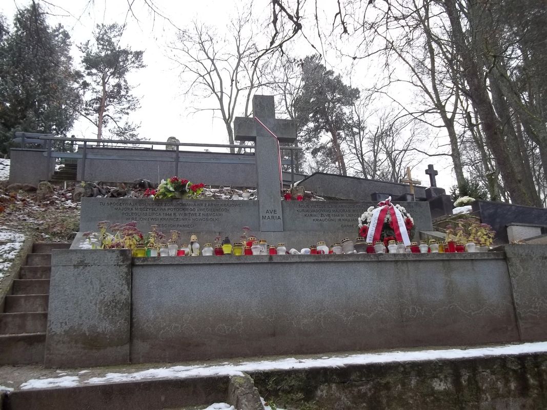 Mass grave of the Home Army soldiers killed in the battle of Kravchuny-Novosiolki
