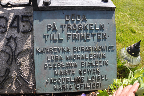 Grób zbiorowy ewakuowanych więźniarek obozów koncentracyjnych na cmentarzu Västra Kyrkogarden