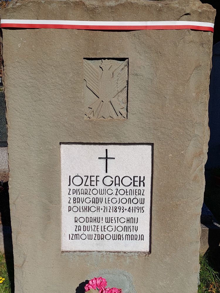 Photo showing Tomb of Polish Legions soldier Józef Gacek