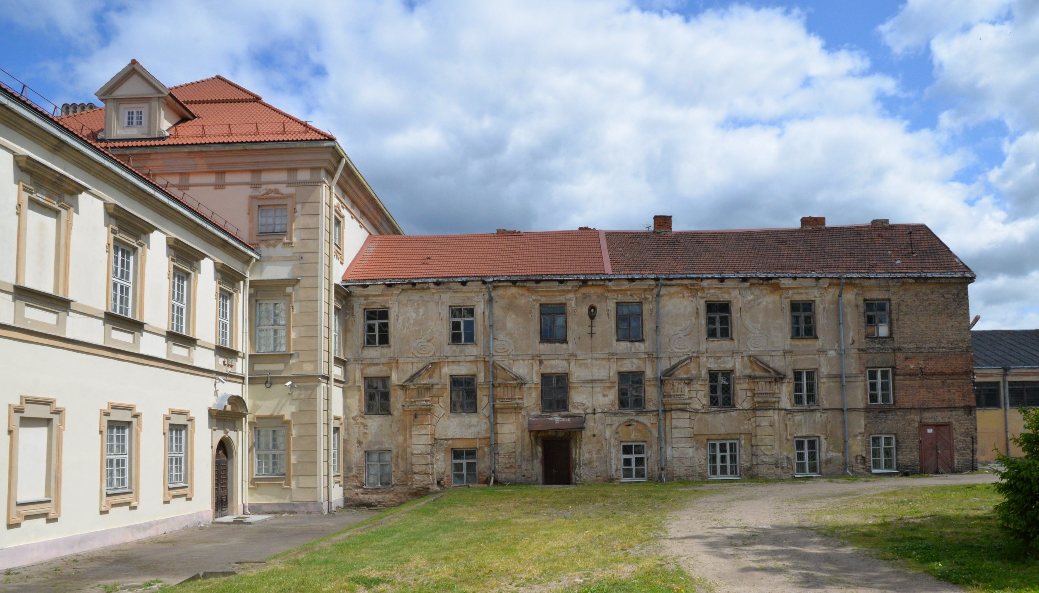 Pozostałości pałacu Janusza Radziwiłła na Łukiszkach w Wilnie, przed 1650 r.