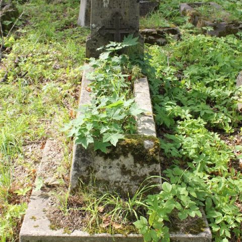 Tombstone of Helena Tracevska, Rossa cemetery in Vilnius, as of 2013