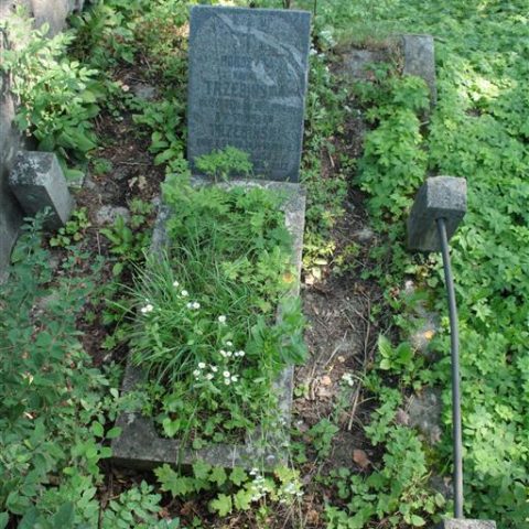 Tombstone of Honorata and Stanislaw Trzebinski from the Ross Cemetery in Vilnius, as of 2013