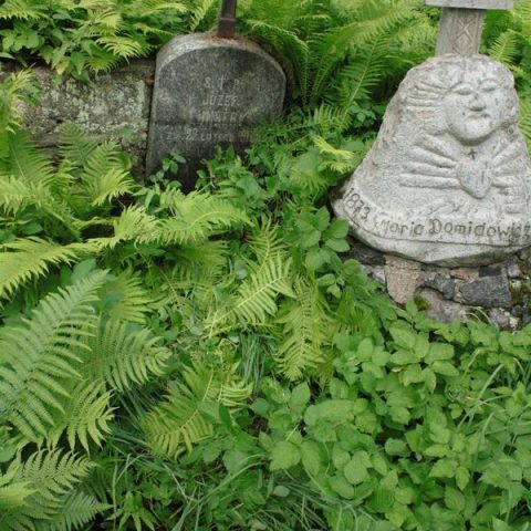 Tombstone of Jozef Lunberny, Na Rossie cemetery in Vilnius, as of 2013