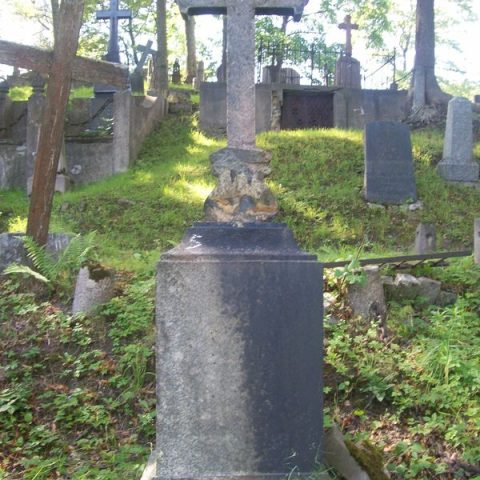 Nagrobek Adama Piepola, cmentarz Na Rossie w Wilnie, stan z 2013