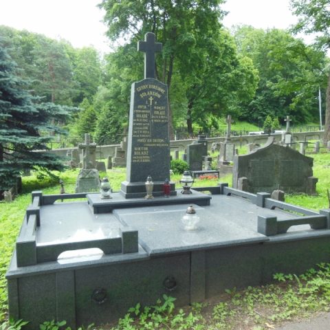 Tomb of the Beladzis family, Rossa cemetery in Vilnius, as of 2014