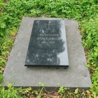 Tombstone of Franciszek Górewicz, Rossa cemetery in Vilnius, state of 2013